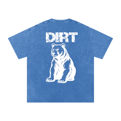 Bear Oversized Heavyweight T-shirt Washed