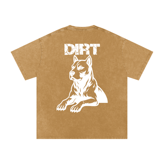 Dog Oversized Heavyweight T-shirt Washed