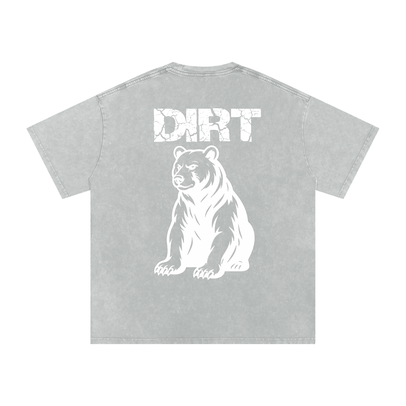Bear Oversized Heavyweight T-shirt Washed