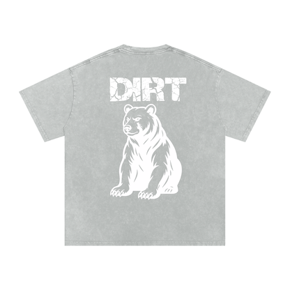 Bear Oversized Heavyweight T-shirt Washed