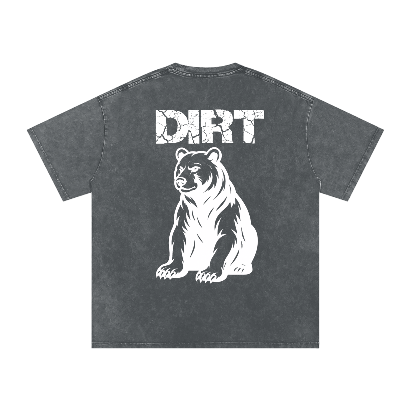 Bear Oversized Heavyweight T-shirt Washed